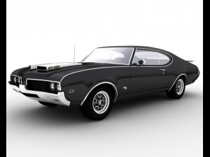oldsmobile hurstolds 442 1969 3D Model