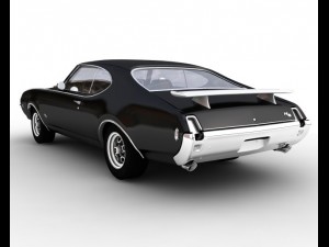 oldsmobile hurstolds 442 1969 Model 3D
