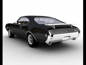 oldsmobile hurstolds 442 1969 3D Model