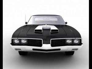 oldsmobile hurstolds 442 1969 Model 3D