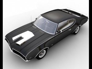 oldsmobile hurstolds 442 1969 Model 3D