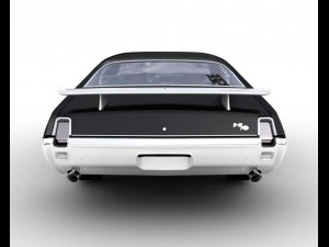 oldsmobile hurstolds 442 1969 3D Model