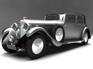 1931 bentley 8 litre 3D Model