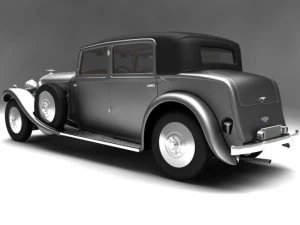 1931 bentley 8 litre 3D Model