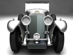1931 bentley 8 litre 3D 模型