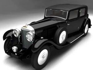 1931 bentley 8 litre 3D Model