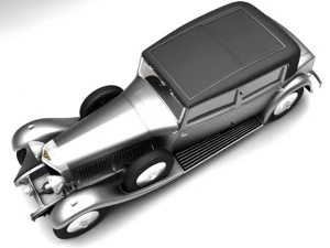 1931 bentley 8 litre 3D Model