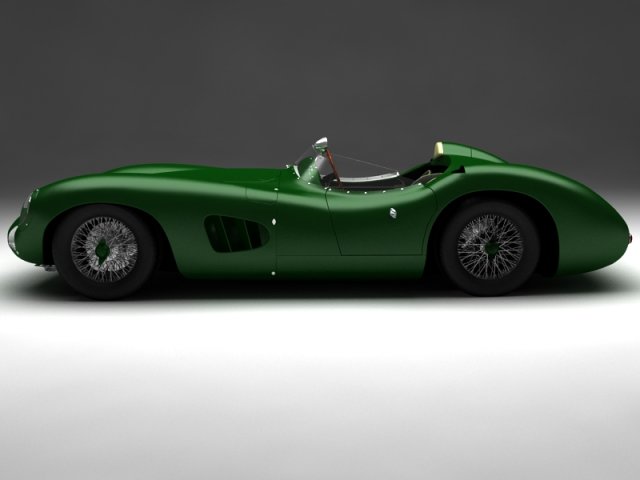 1958 aston martin dbr1 3D Model .c4d .max .obj .3ds .fbx .stl .blend 