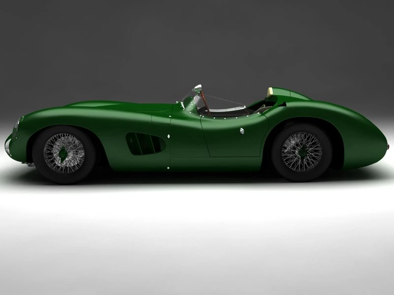 1958 aston martin dbr1 3D Model .c4d .max .obj .3ds .fbx .stl .blend