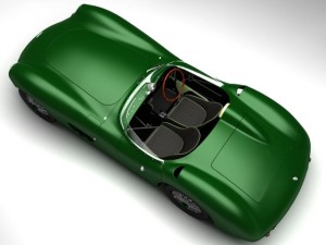 1958 aston martin dbr1 3D Model