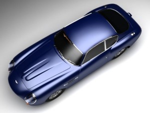1960 aston martin db4 gt zagato 3D-Modell