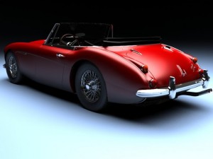 1965 austinhealey 3000 mkiii Modelo 3D