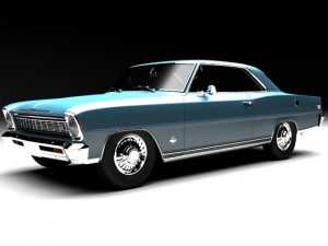 1966 chevrolet nova ss 3D Model