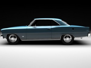 1966 chevrolet nova ss Modelo 3D