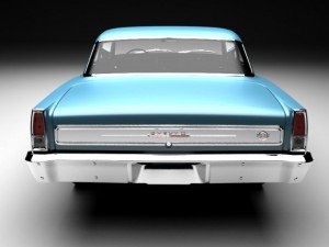 1966 chevrolet nova ss Modelo 3D