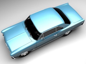 1966 chevrolet nova ss Modelo 3D