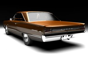 1967 dodge coronet w023 3D Model