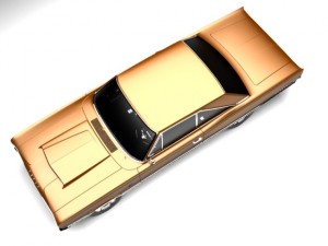 1967 dodge coronet w023 Modelo 3D