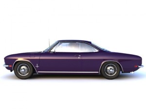 1969 chevrolet corvair monza Model 3D