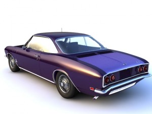 1969 chevrolet corvair monza Model 3D