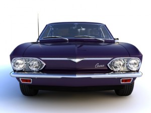 1969 chevrolet corvair monza Model 3D