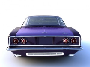 1969 chevrolet corvair monza Model 3D