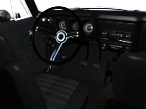1969 chevrolet corvair monza Model 3D