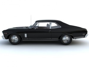 1969 chevrolet nova ss 396 3D Model
