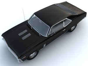 1969 chevrolet nova ss 396 3D Model
