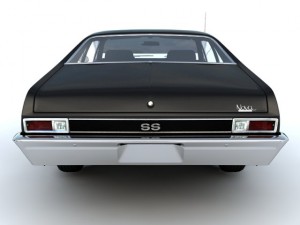 1969 chevrolet nova ss 396 3D Model