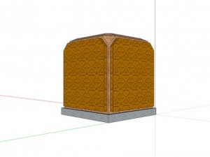 scifi cargo crate 1 3D 모델