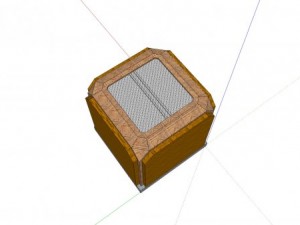 scifi cargo crate 1 3D 모델