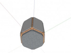 scifi cargo crate 2 3D Model