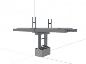 steel bridge 3D Model