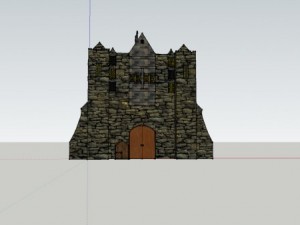 medieval keep 3D Model