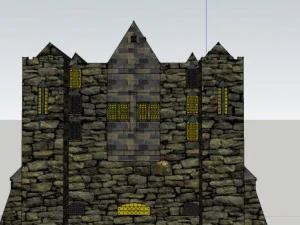 medieval keep 3D Model