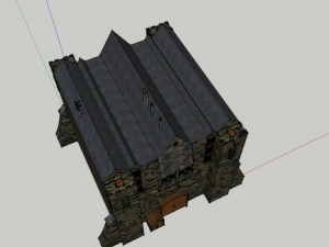 medieval keep 3D Model