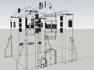 medieval keep 3D Model
