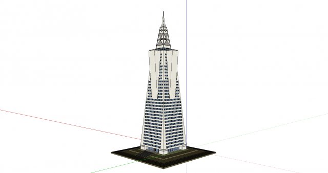 san fran tower 3D Модель .c4d .max .obj .3ds .fbx .stl .blend 