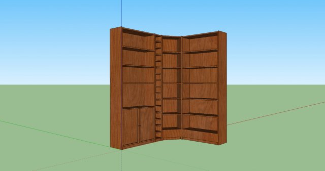 corner unit Model 3D .c4d .max .obj .3ds .fbx .stl .blend 