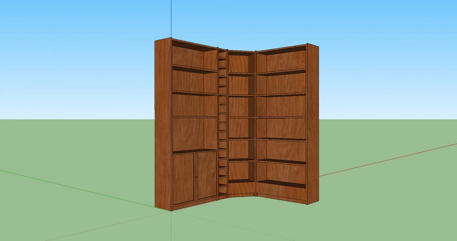 corner unit 3D Model .c4d .max .obj .3ds .fbx .stl .blend 