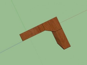 corner unit Model 3D