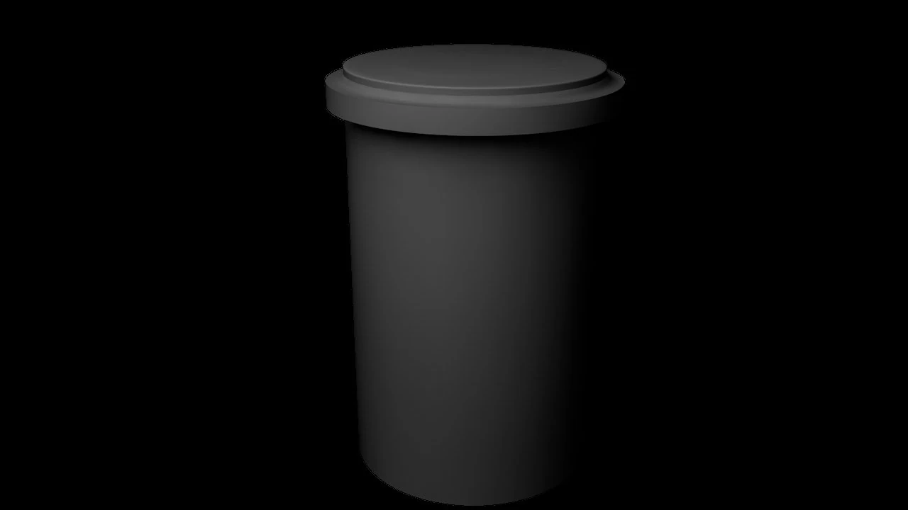 trash can 3D Model .c4d .max .obj .3ds .fbx .stl .blend