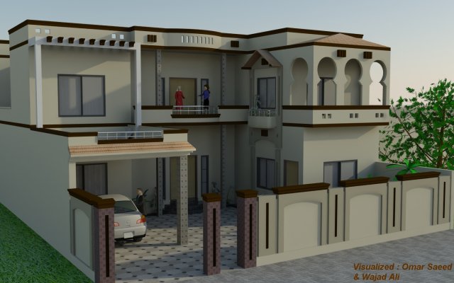 house 3D 모델 .c4d .max .obj .3ds .fbx .stl .blend 