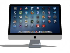 apple imac 2012 3D Model