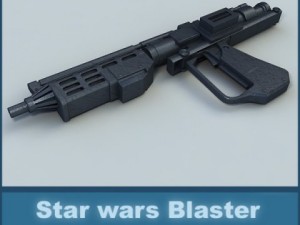 starwars blaster 3D Model