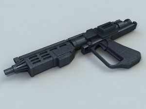 starwars blaster 3D 모델