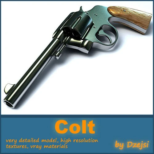 colt 3D Model .c4d .max .obj .3ds .fbx .stl .blend 