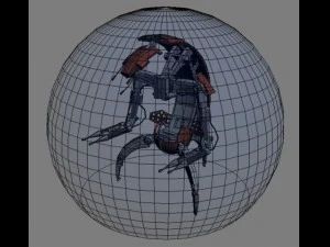 starwars droideka 3D Model