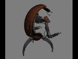 starwars droideka 3D Model